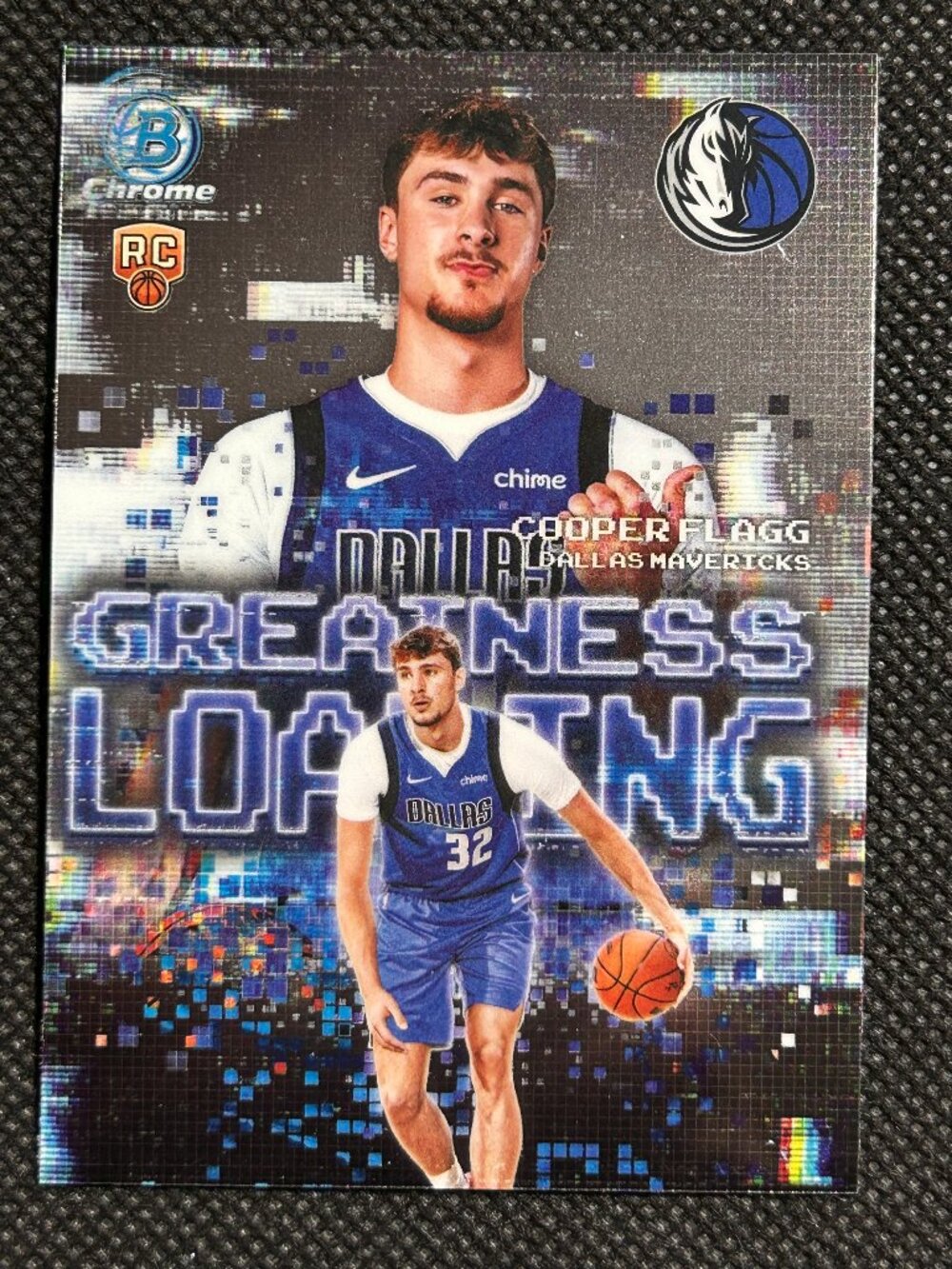 2025-26 Topps Bowman Chrome Cooper Flagg RC #GL-1 Greatness Loading Mavericks